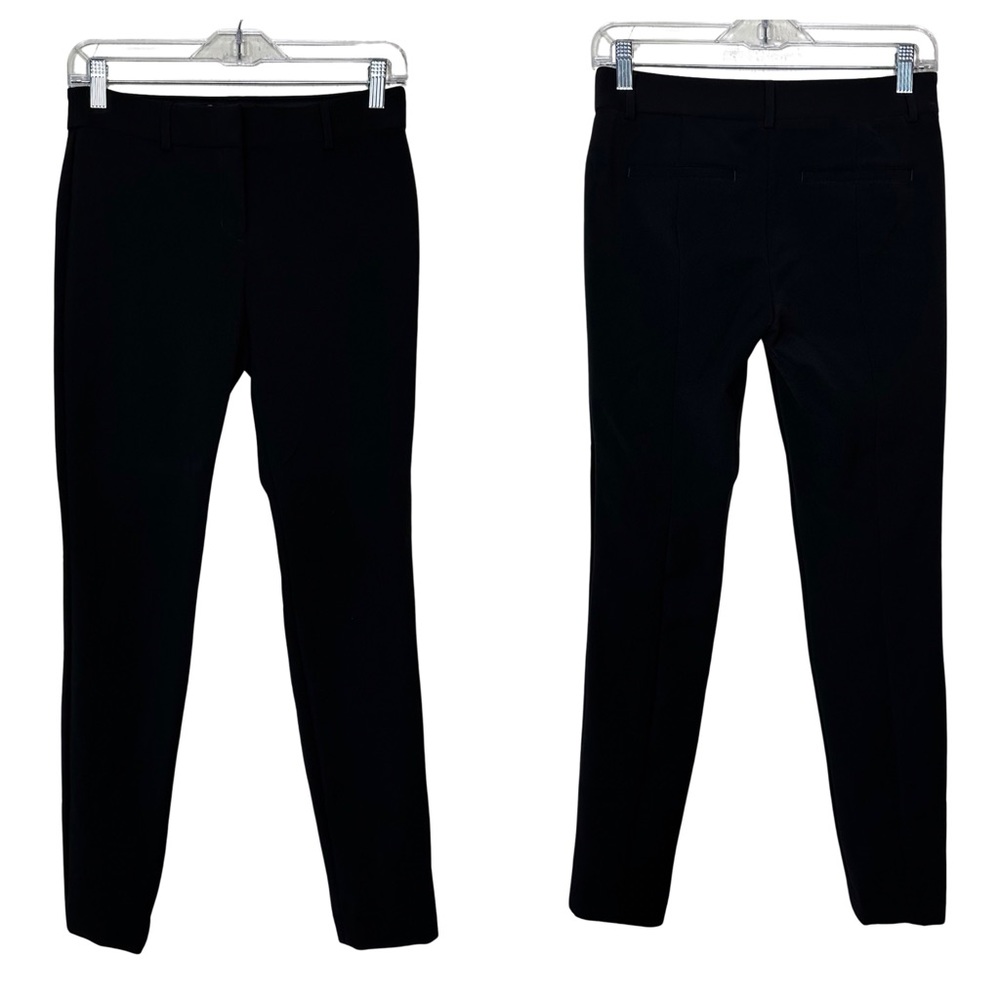 Express Black Extreme Skinny Midrise Stretch+ Career Cropped Ankle Pants 2R